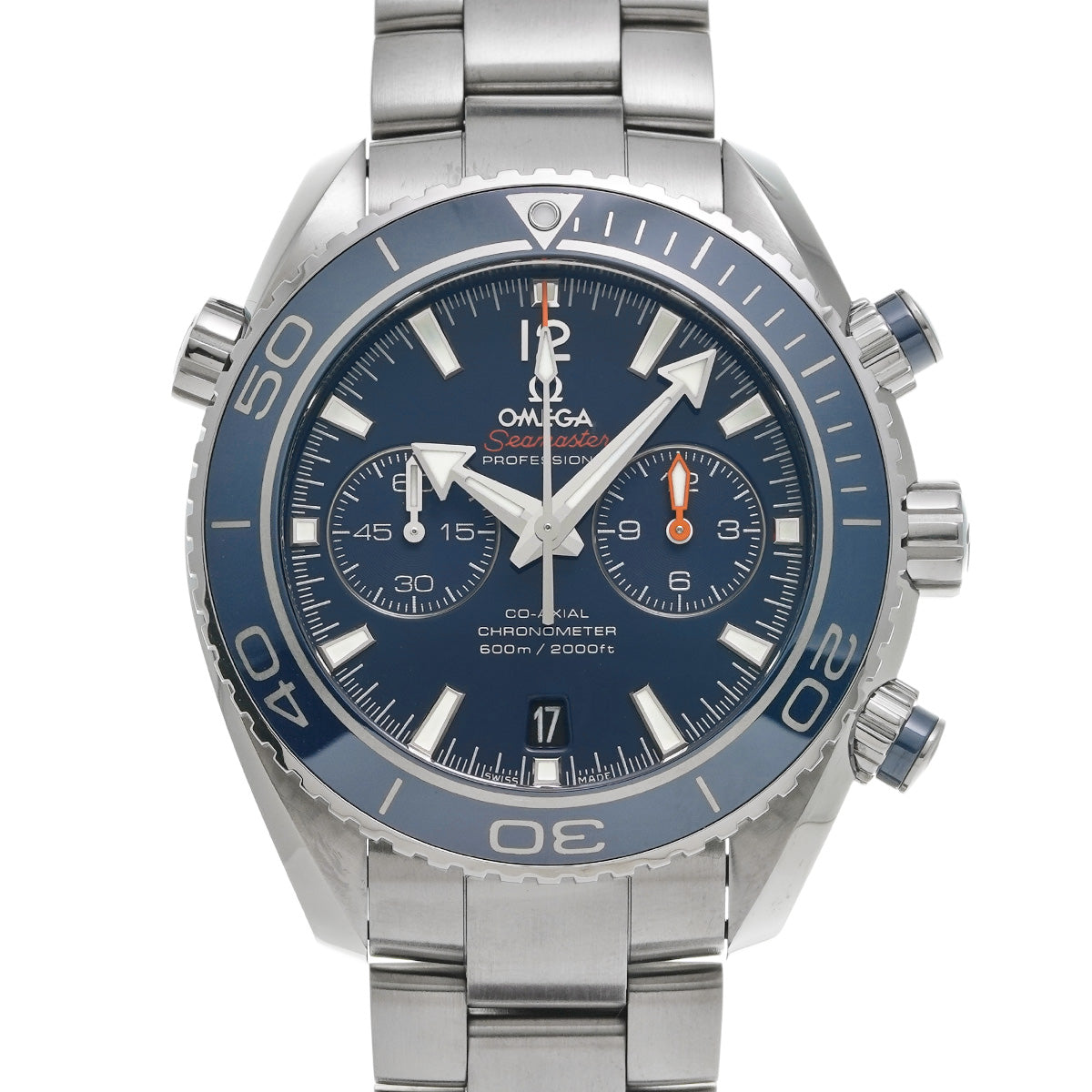 Seamaster Planet Ocean 600 Co-Axial Chronograph 232.90.46.51.03.001 Blue OMEGA Mens [Pre-Owned].