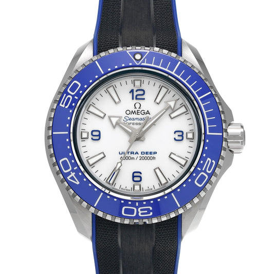 Seamaster Planet Ocean 6000 Co-Axial Master Chronometer Ultra Deep 215.32.46.21.04.001 White Lacquer OMEGA Men's [pre-owned].