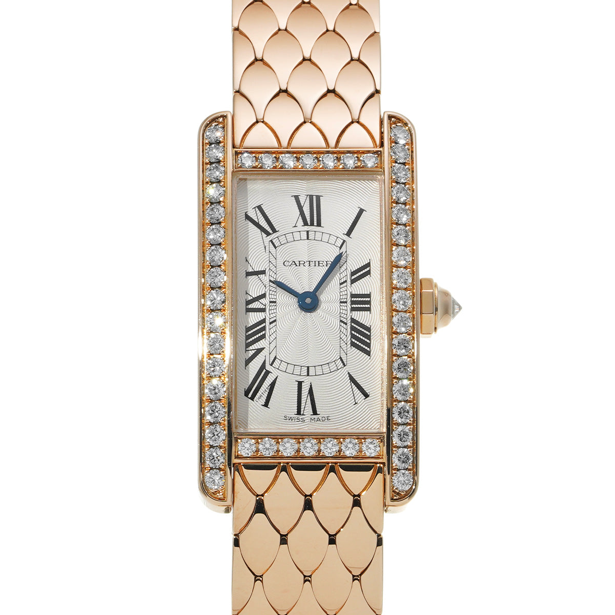 Tank American SM WB710008 Silver CARTIER Ladies [Pre-Owned].