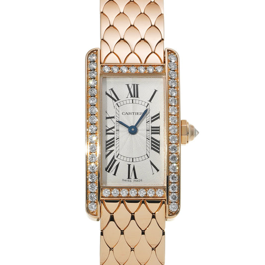 Tank American SM WB710008 Silver CARTIER Ladies [Pre-Owned].