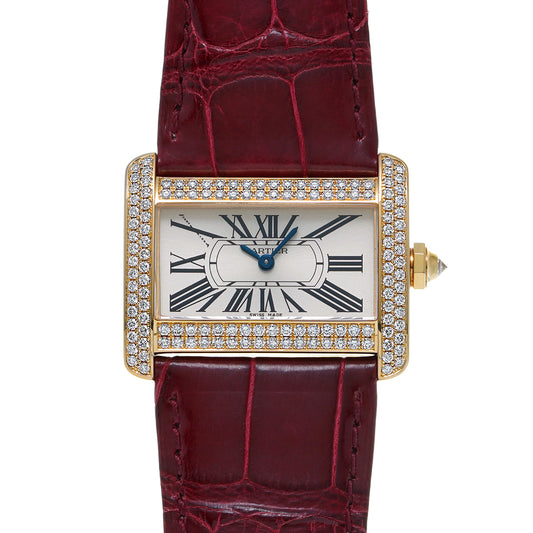 Tank Divan WA301036 Silver CARTIER Ladies [Pre-Owned].