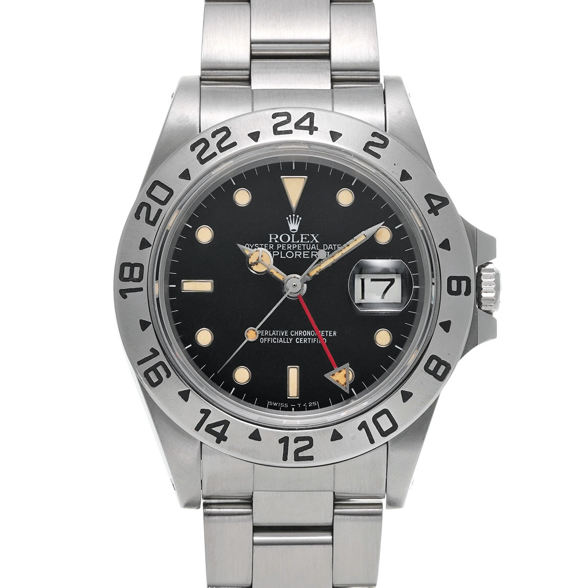 Explorer II 16550 84th (manufactured circa 1984) Black ROLEX Men's [Pre-Owned].