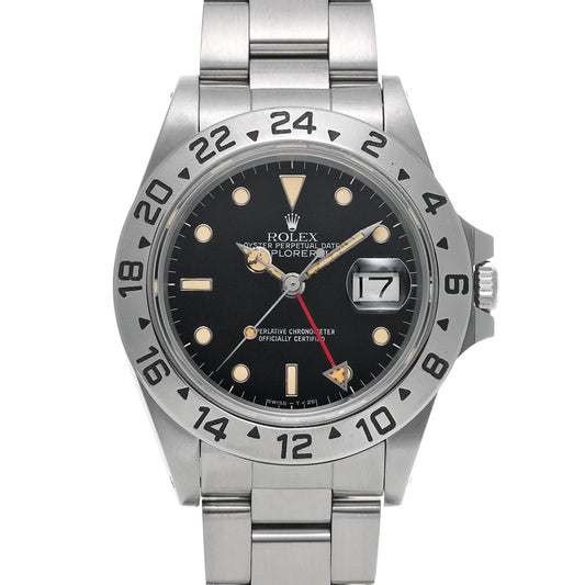 Explorer II 16550 84th (manufactured circa 1984) Black ROLEX Men's [Pre-Owned].