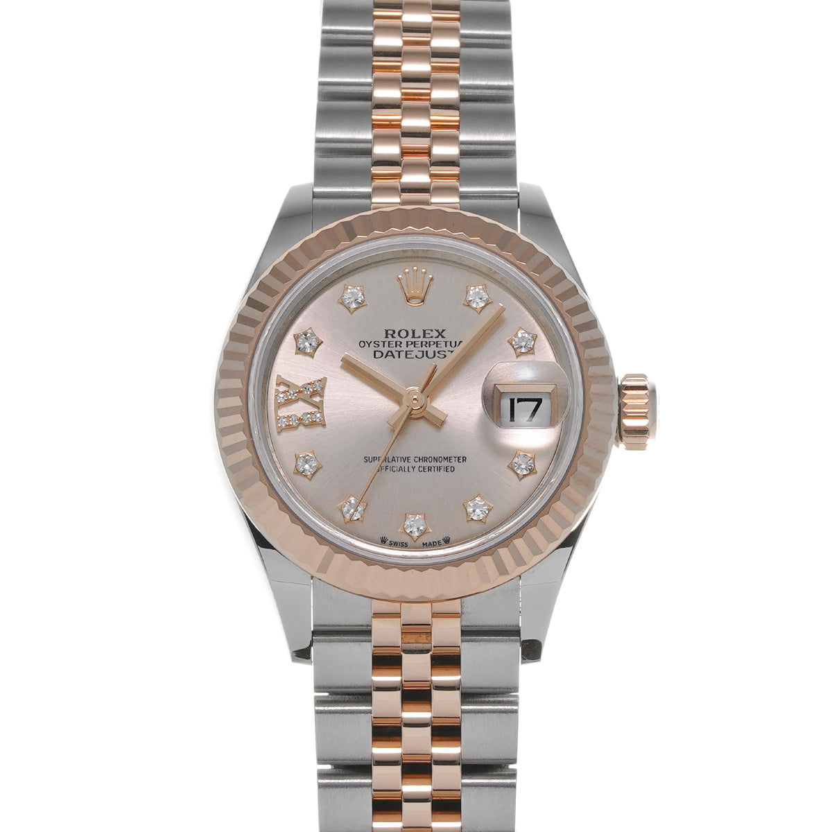 Lady Datejust 28 279171G Random Serial Ros/Diamond ROLEX Ladies [Pre-Owned].