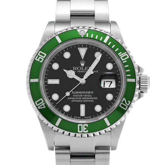 Submariner Date 16610LV F No. (manufactured circa 2003) Black ROLEX Men's [Pre-Owned].