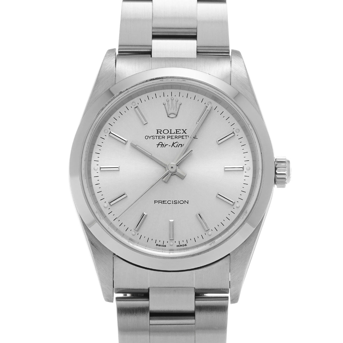 Air-King 14000M P (made around 2000) Silver ROLEX Men's [Pre-Owned].