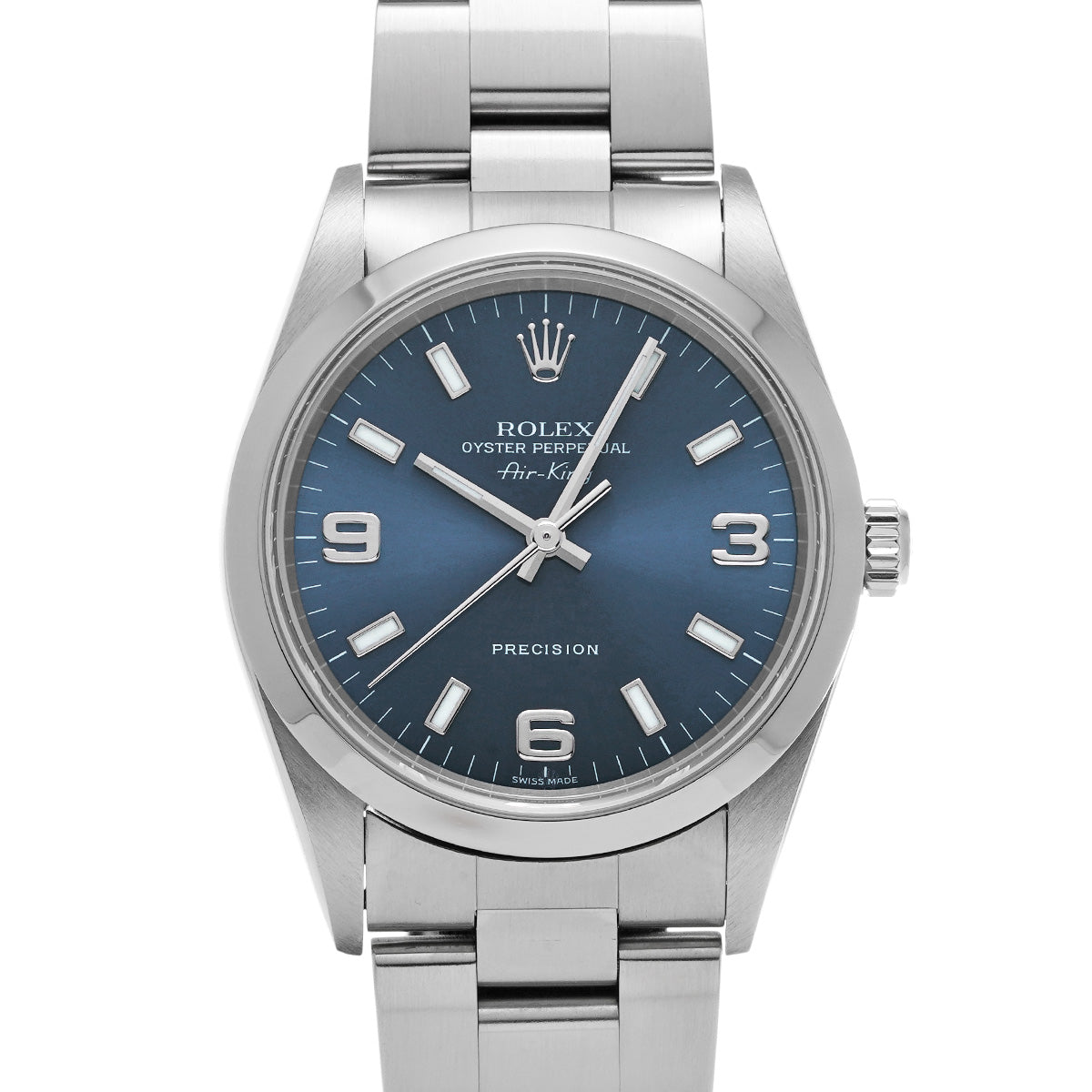 Air-King 14000M P (made around 2000) Blue ROLEX Men's [Pre-Owned].