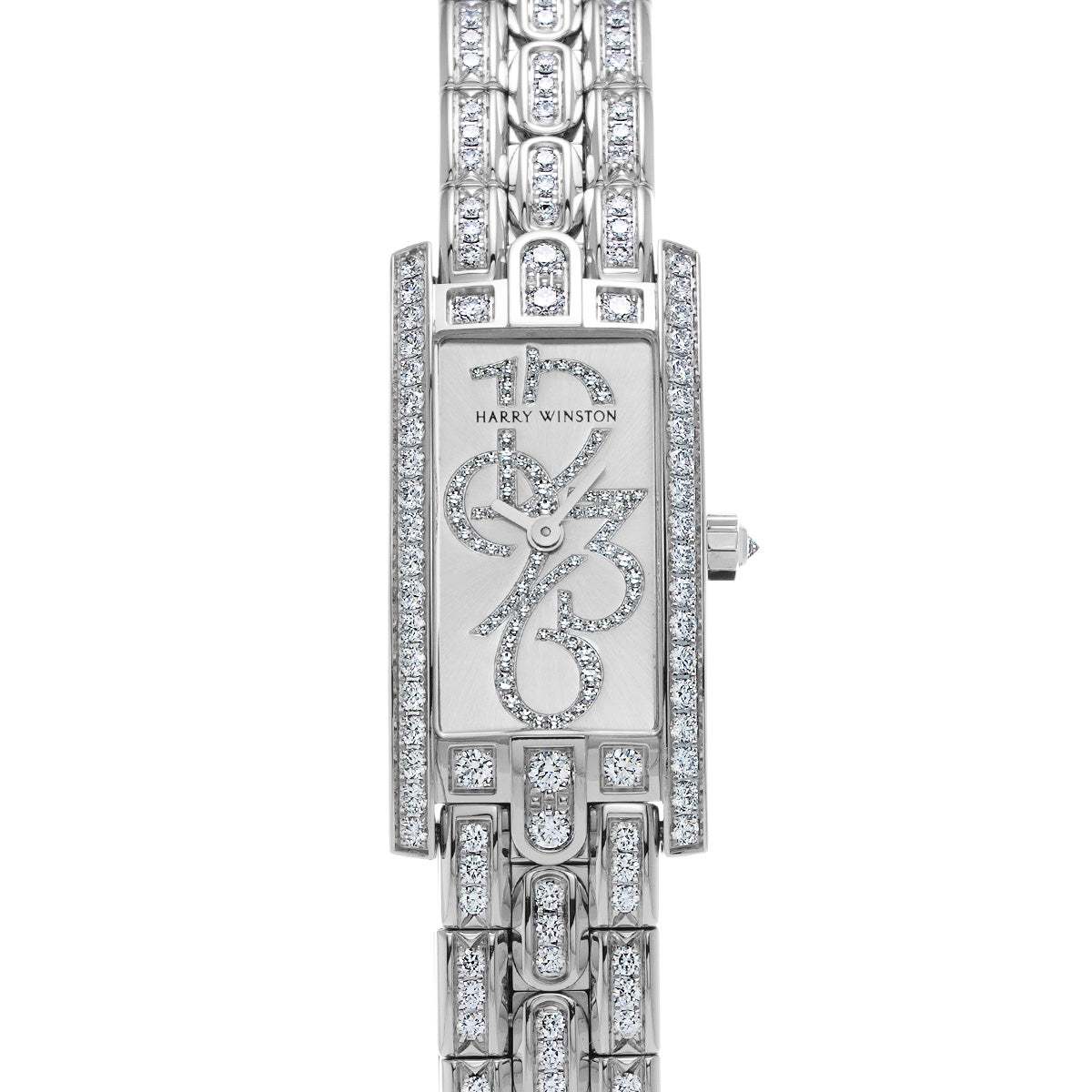 Avenue C Mini AVCQHM16WW014 Silver/Diamond HARRY WINSTON Ladies [Pre-Owned].