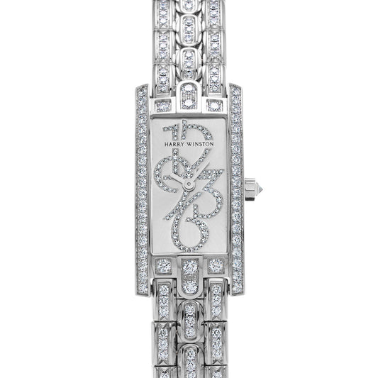 Avenue C Mini AVCQHM16WW014 Silver/Diamond HARRY WINSTON Ladies [Pre-Owned].