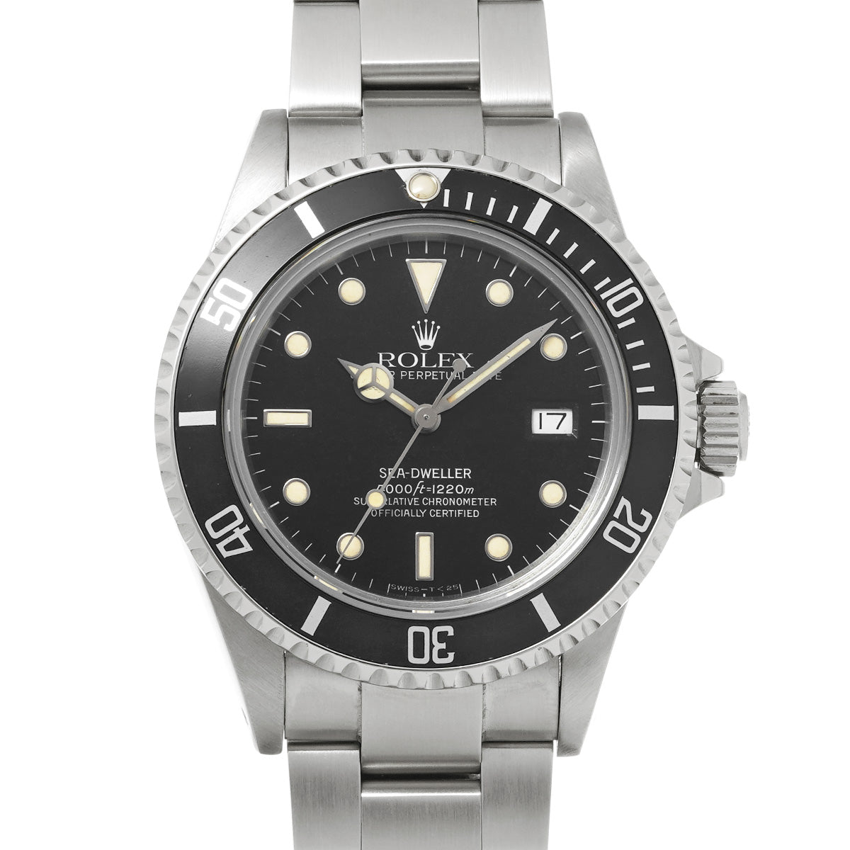 16660 Sea-Dweller 95th (manufactured circa 1986) Black ROLEX Men's [Pre-Owned].