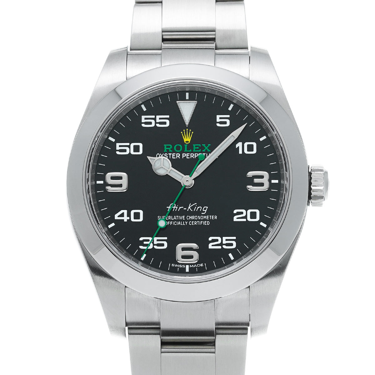 AIRKING 116900 Random Serial Black ROLEX Men's [Pre-owned].
