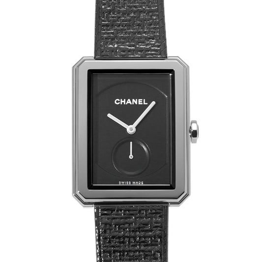 Boyfriend Tweed H5201 Black CHANEL Unisex [Pre-owned].