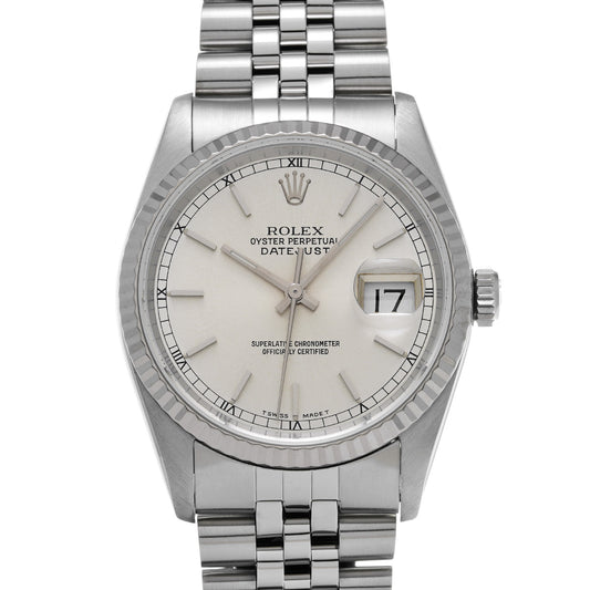 DATE JUST 16234 X (manufactured circa 1993) Silver ROLEX Men's [Pre-Owned].