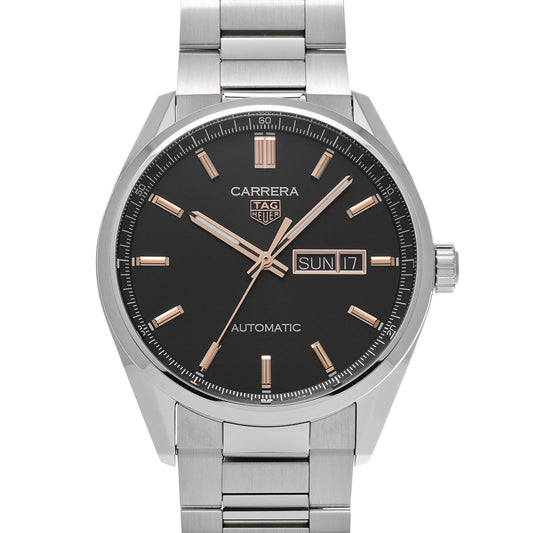 CARRERA Calibre 5 Day Date WBN2013.BA0640 Black TAG HEUER Men's [Pre-Owned].