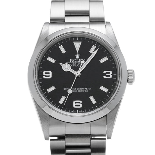 Explorer 14270 A (manufactured circa 1999) Black ROLEX Men's [Pre-Owned].