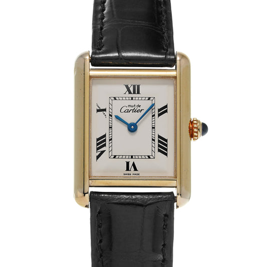 Must Tank LM W1013754 Ivory CARTIER Unisex [Pre-Owned].