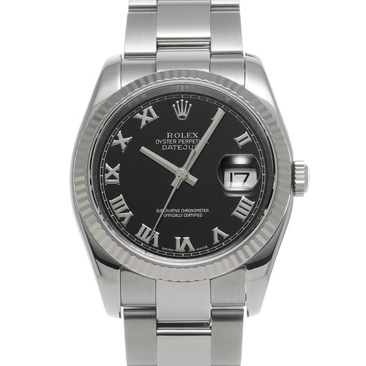 DATE JUST 116234 D (made around 2005) Black ROLEX Men's [Pre-Owned].