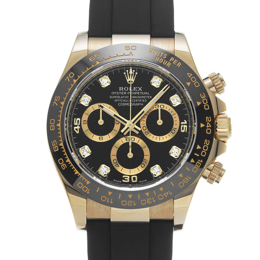 Cosmograph Daytona 116518LNG Black/Diamond ROLEX Men's [Pre-Owned].