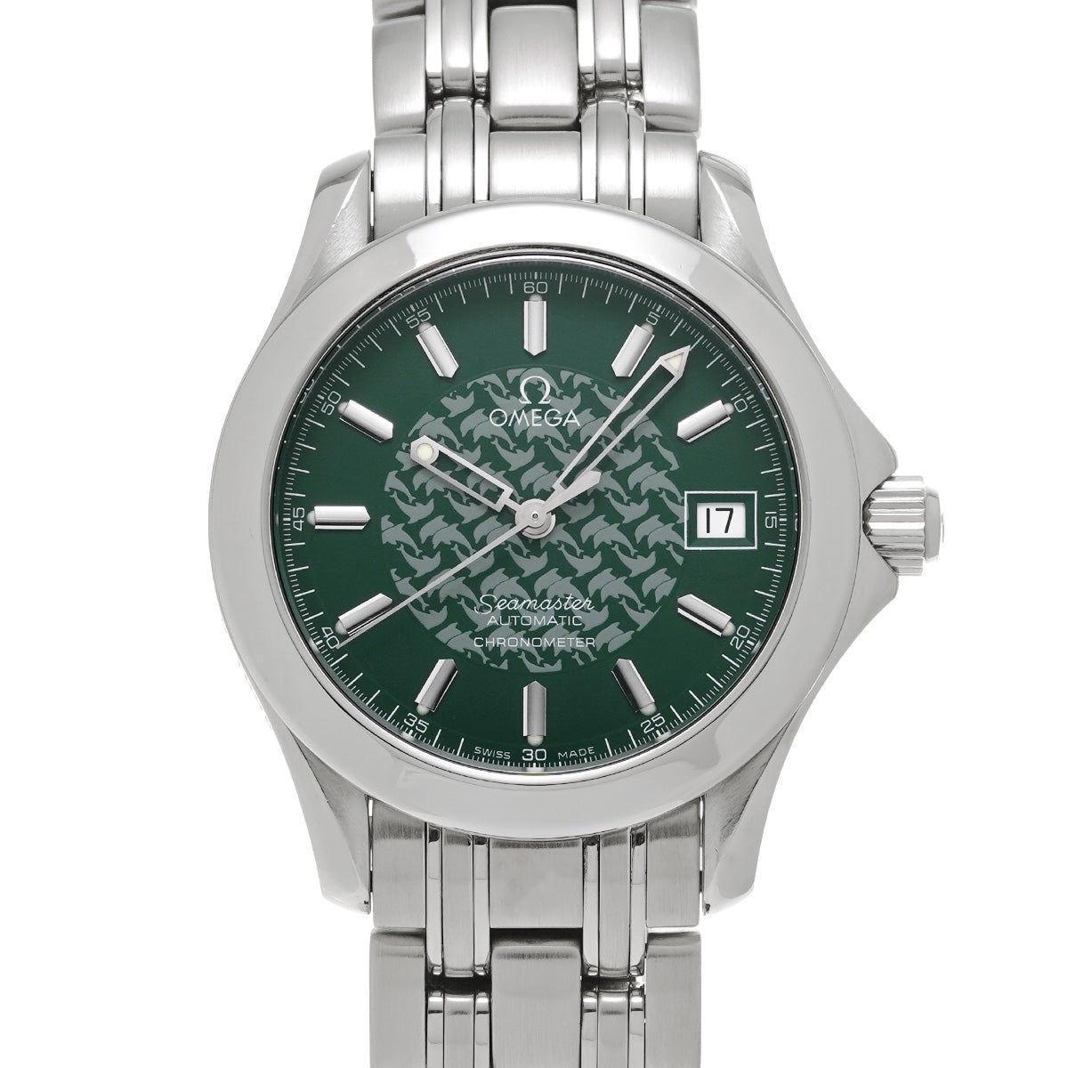 2506.70 Seamaster 120 Jacques Mayol 1998 Green OMEGA Men's [Pre-owned].