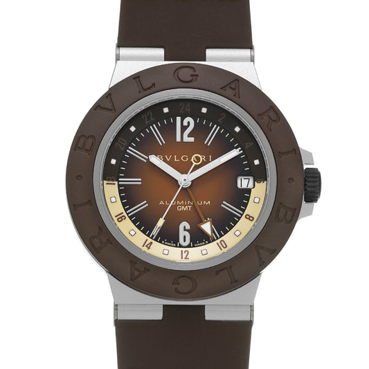 Aluminum GMT Fender Limited Edition 104117 Brown Gradation/Brown/Cream BVLGARI Men's [New]