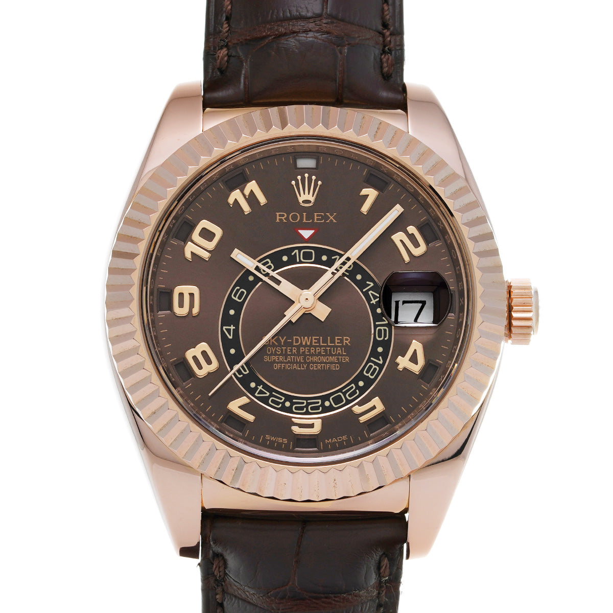 Sky-Dweller 326135 Random Serial Chocolate Brown ROLEX Men's [Pre-Owned].