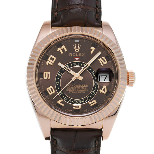 Sky-Dweller 326135 Random Serial Chocolate Brown ROLEX Men's [Pre-Owned].