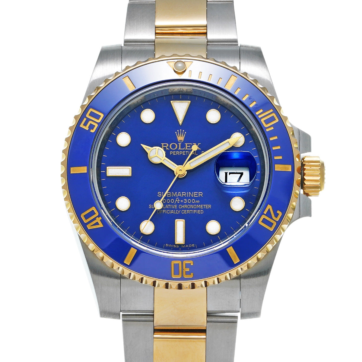 Submariner Date 116613LB G No. (manufactured circa 2010) Blue ROLEX Men's [Pre-Owned].