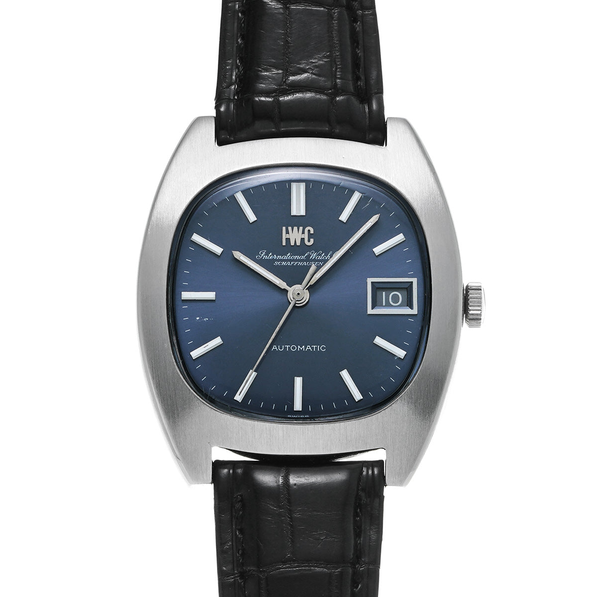 Automatic Cushion 1872 Blue IWC Men's [Pre-Owned].