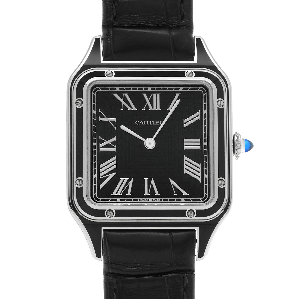 Santos Dumont LM WSSA0046 Black CARTIER Men's [Pre-owned]