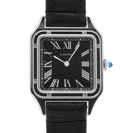 Santos Dumont LM WSSA0046 Black CARTIER Men's [Pre-owned]