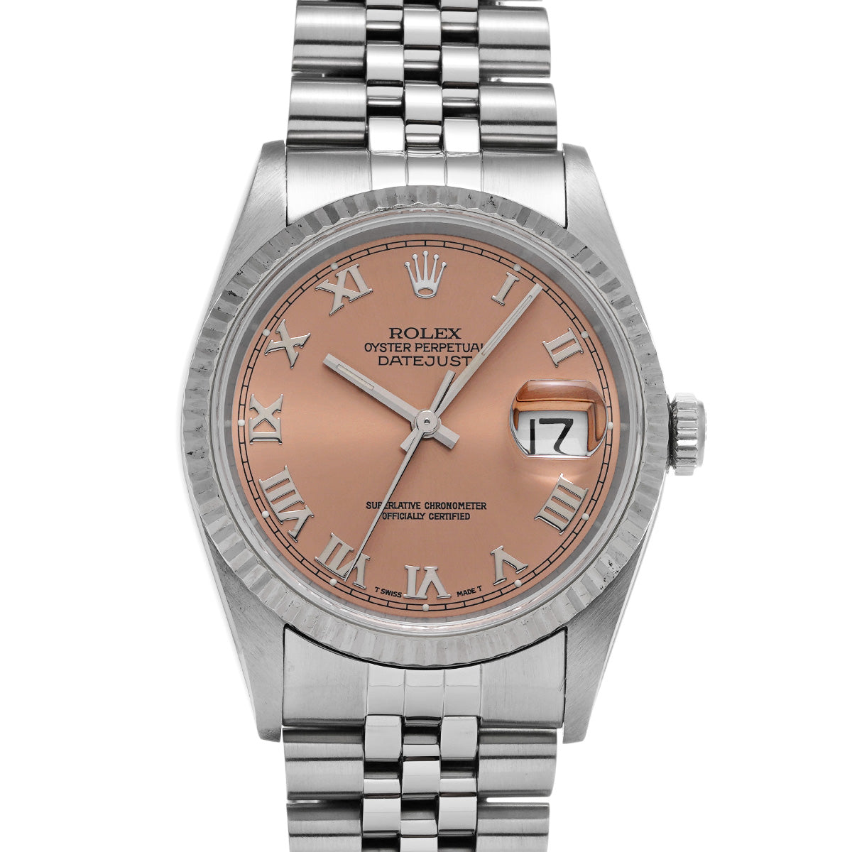 DATE JUST 16234 W (manufactured circa 1994) Pink ROLEX Men's [Pre-Owned].