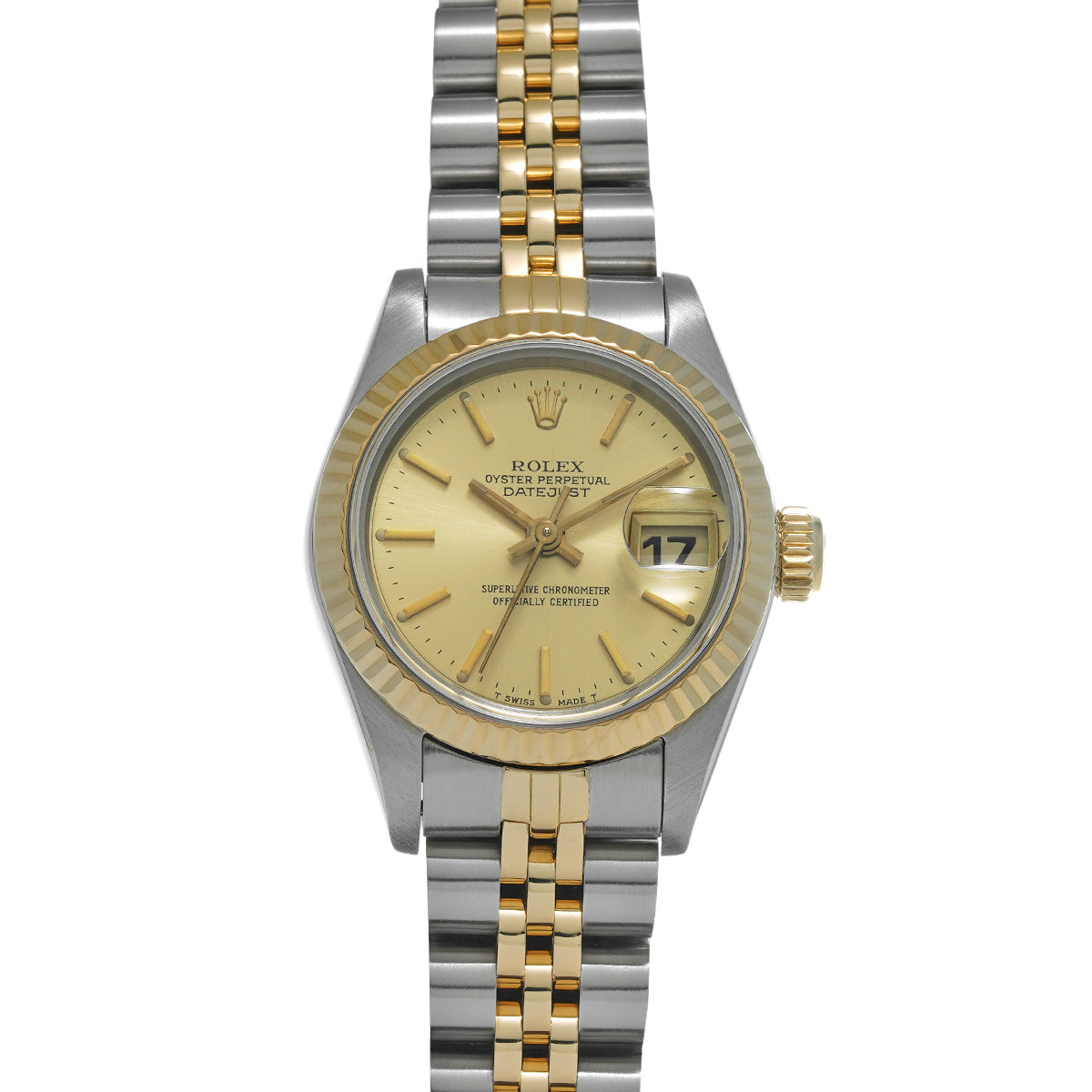 Datejust 69173 R (manufactured circa 1987) Champagne ROLEX Ladies [Pre-Owned].