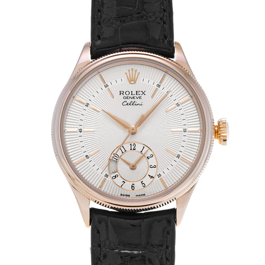 Cellini Dual Time 50525 Random Serial Silver ROLEX Men's [Pre-Owned].