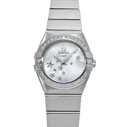 Constellation Quartz 123.15.24.60.05.003 White MOP OMEGA Ladies [Pre-owned].