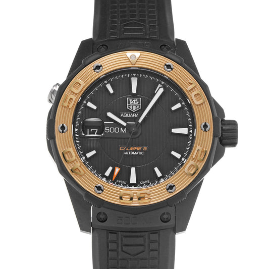 Aquaracer Calibre 5 WAJ2182.FT6015 Black TAG HEUER Men's [Pre-Owned].