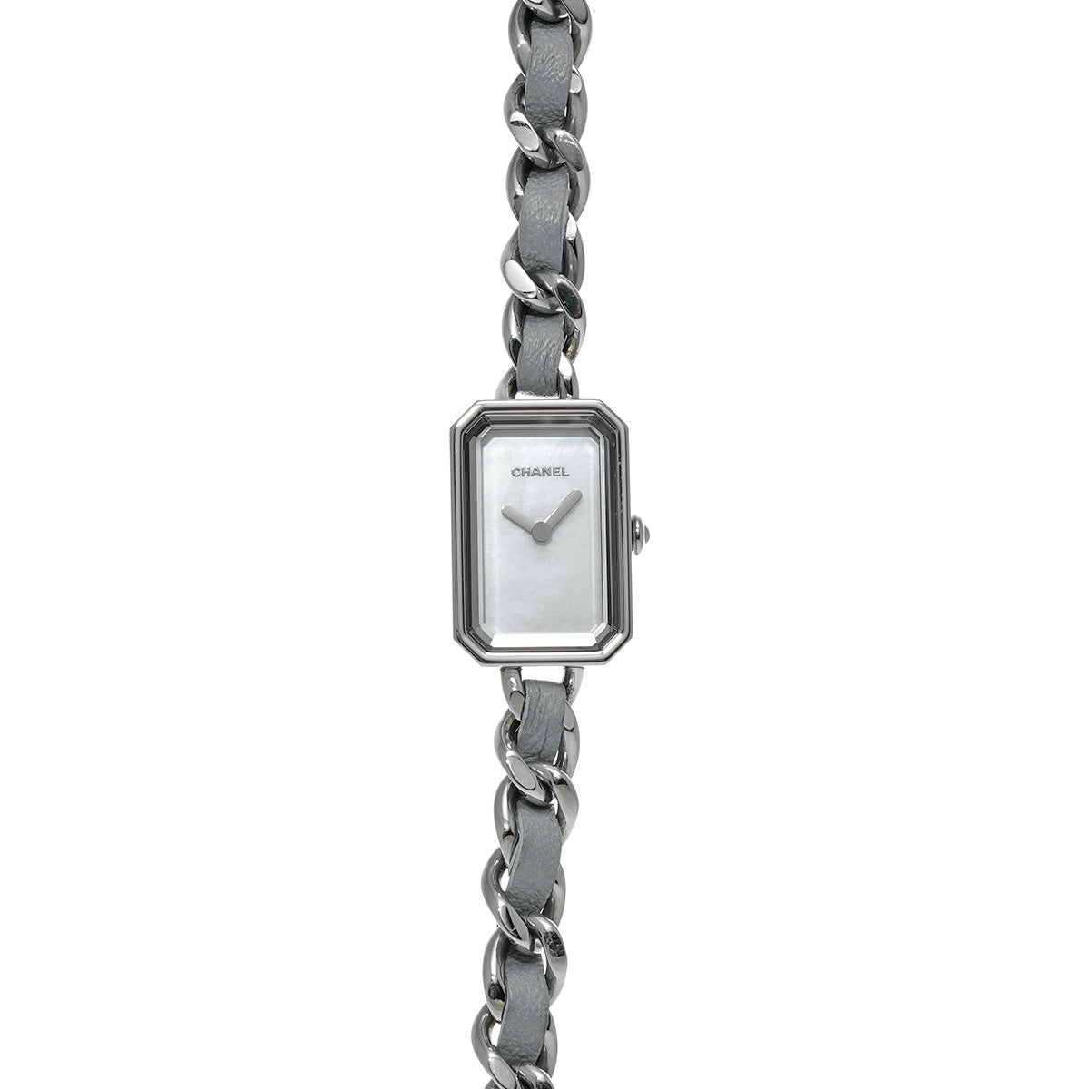 H4327 Premiere Lock White MOP CHANEL Ladies [Pre-owned].