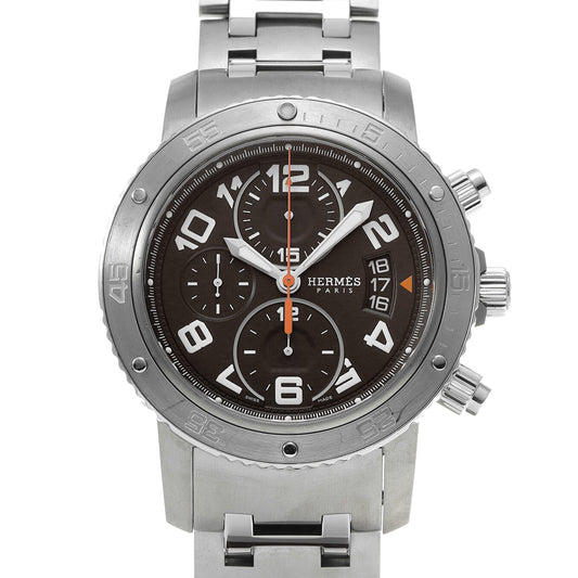 Clipper Diver Chronograph CP2.941 Gray HERMES Men's [Pre-Owned].