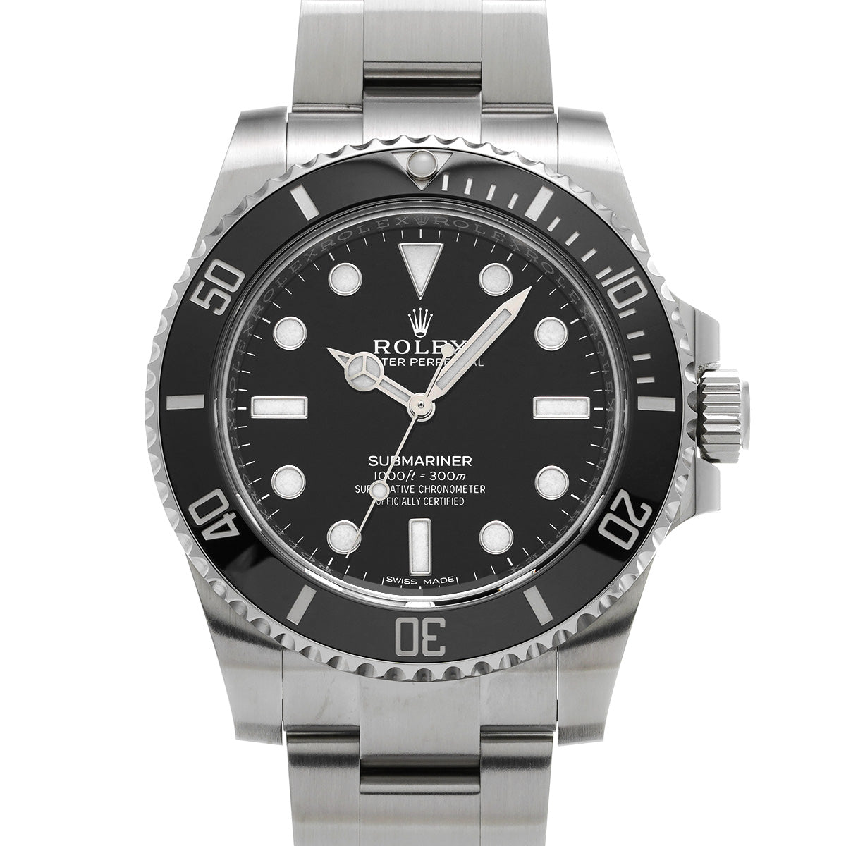 Submariner 114060 Random Serial Black ROLEX Men's [Pre-Owned].