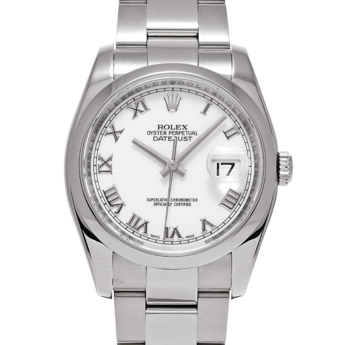 DATE JUST 116200 D (made around 2006) White ROLEX Men's [Pre-Owned].