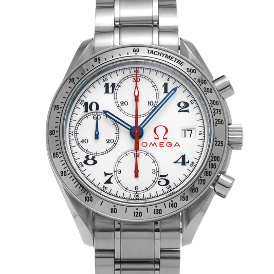 Speedmaster Date Olympic Collection 3513.20 White OMEGA Men's [Pre-Owned].