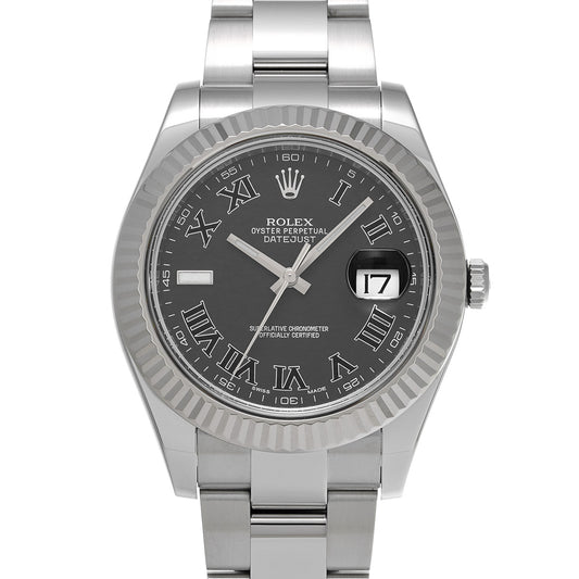 Datejust II 116334 Random Serial Gray ROLEX Men's [Pre-Owned].