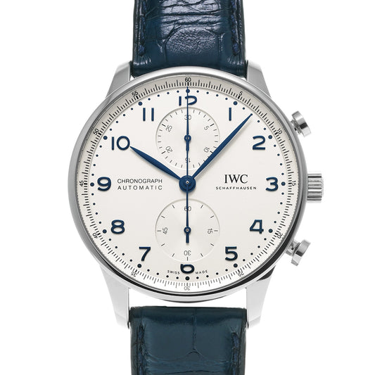 Portuguese Chronograph IW371605 Silver IWC Men's [Pre-Owned]