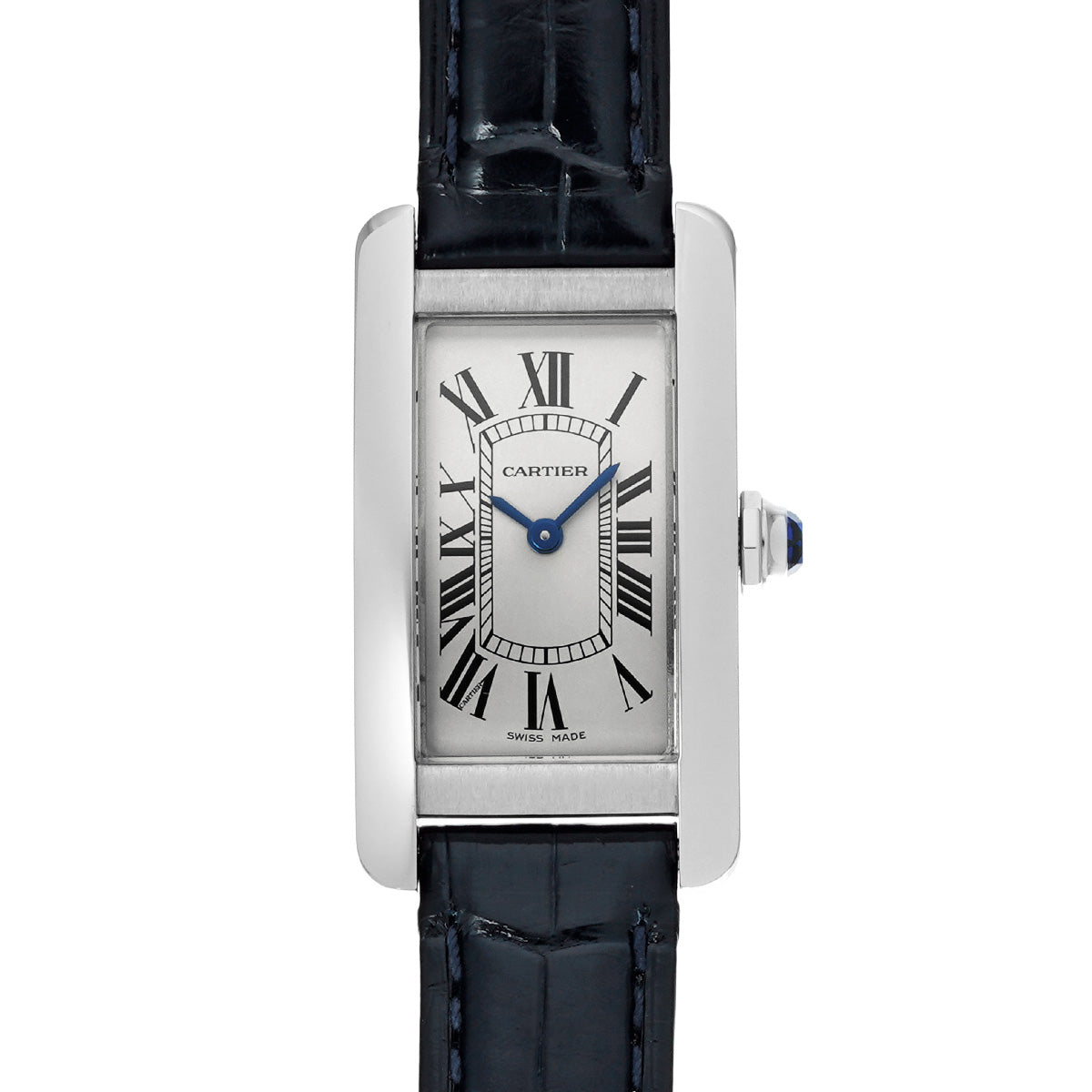 Tank American SM WSTA0043 Silver CARTIER Ladies [Pre-owned]