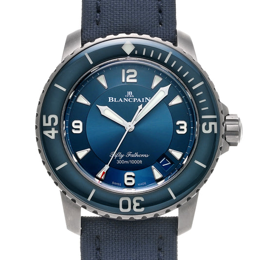 Fifty Fathoms Automatic 5015 12B40 O52A Blue Blancpain Men's [Pre-Owned].