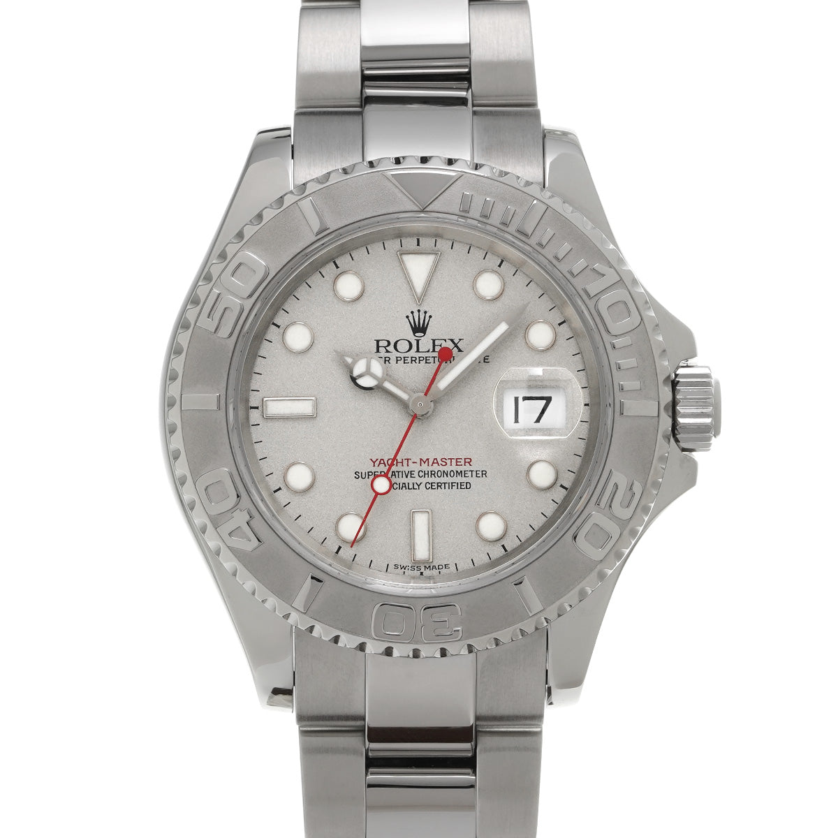 Yacht-Master Rhodium 16622 A (manufactured circa 1999) Gray ROLEX Men's [Pre-Owned].