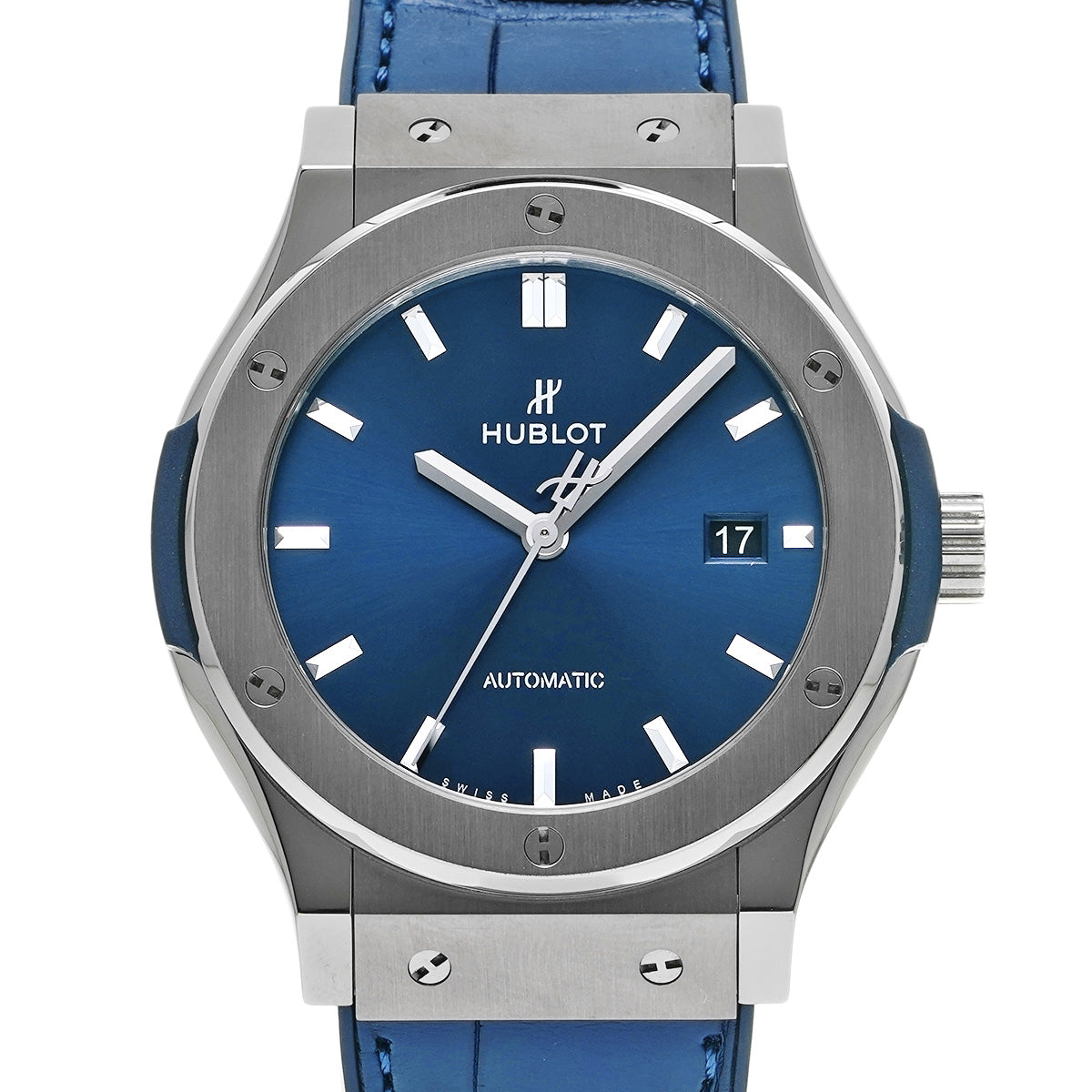 Classic Fusion Titanium Blue 542.NX.7170.LR Blue HUBLOT Men's [Pre-owned]