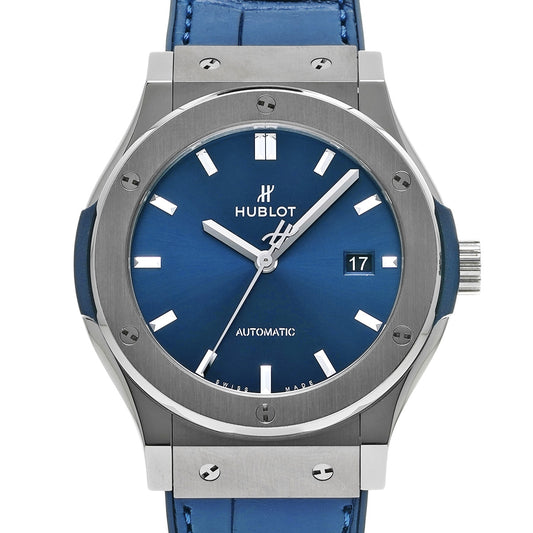 Classic Fusion Titanium Blue 542.NX.7170.LR Blue HUBLOT Men's [Pre-owned]