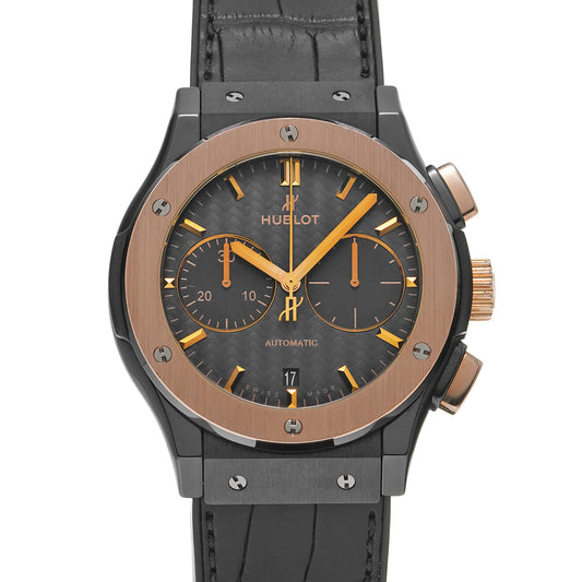 Classic Fusion Chronograph Ceramic King Gold 521.CO.1781.RX Black HUBLOT Men's [Pre-owned]