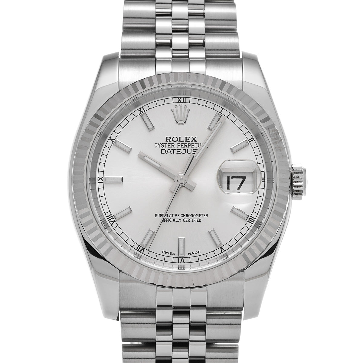 DATE JUST 116234 D (made around 2005) Silver ROLEX Men's [Pre-Owned].