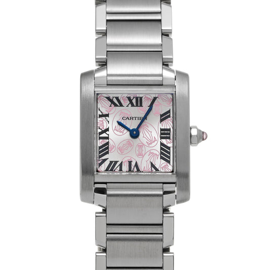 Tank Francaise SM W51031Q3 Silver CARTIER Ladies [Pre-owned]